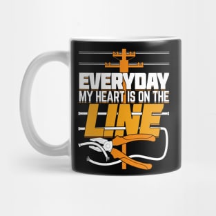 Lineworker Lineman's Wife Girlfriend Gift Mug